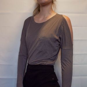 Cold Shoulder long sleeve top
